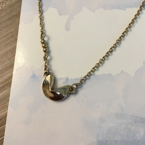 🔺SOLD🔻 Inspired Life Fortune Cookie Necklace - Picture 4 of 4
